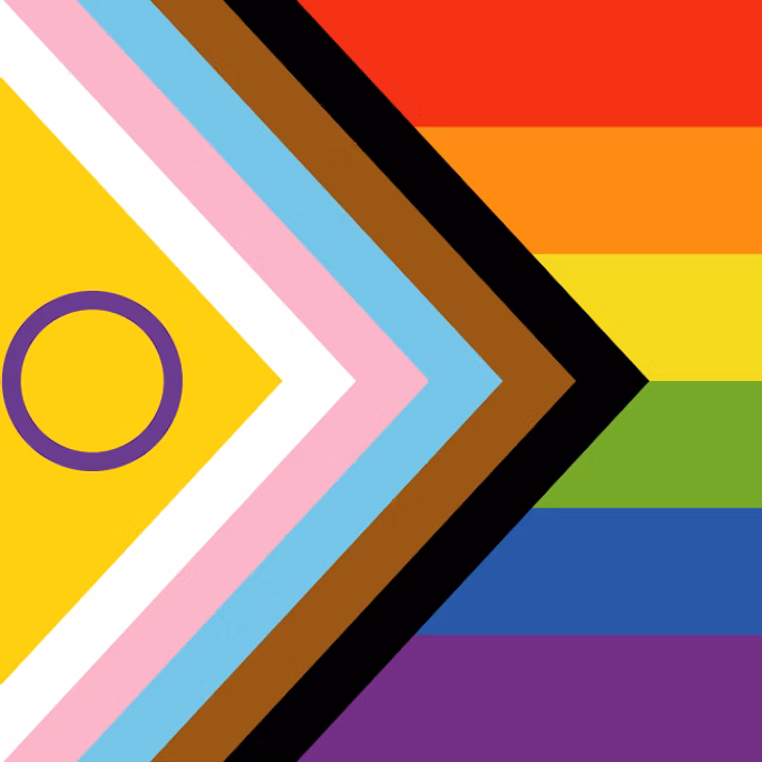 The Intersex-inclusive Progress Pride Flag