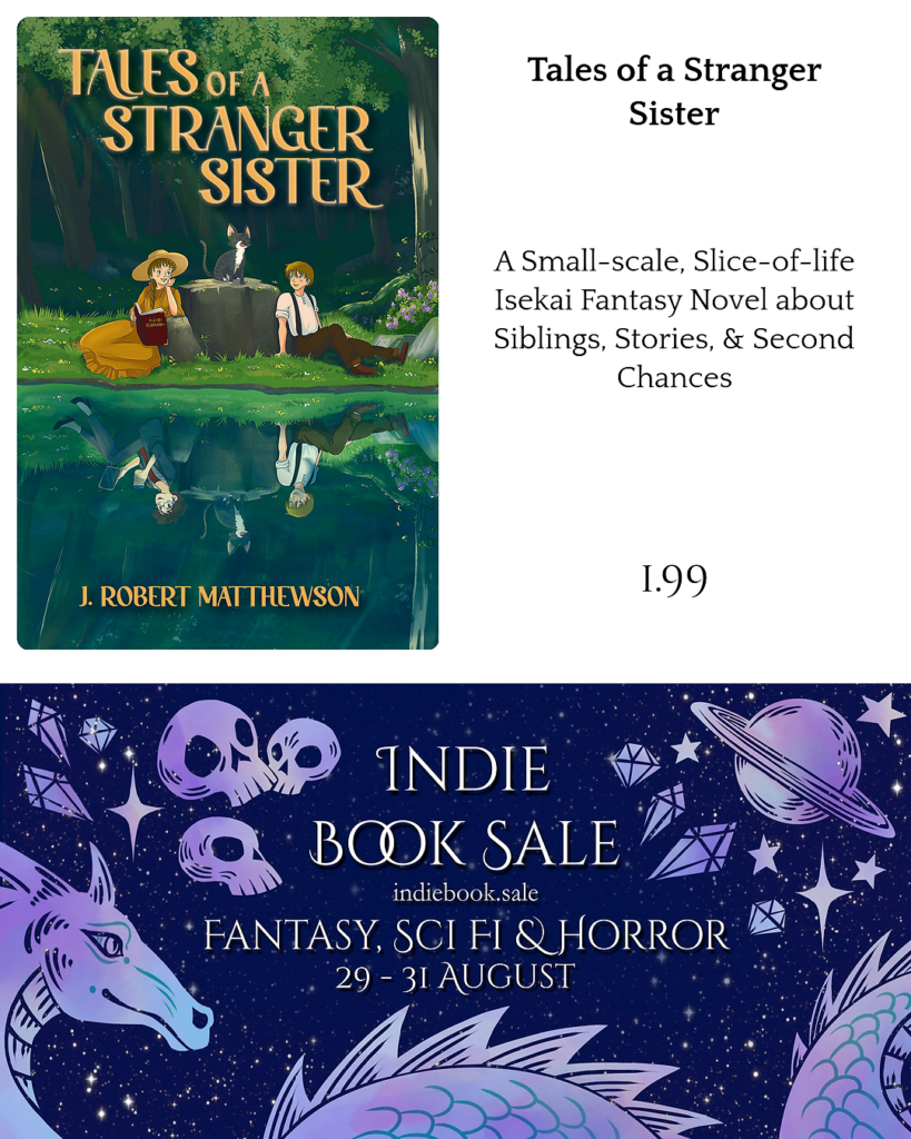 Narratess Promotional Banner for Tales of a Stranger Sister.